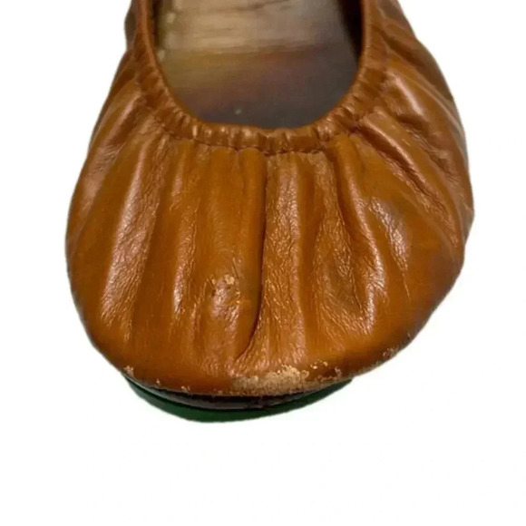 Imperfect Tieks ballet flats classic tan Italian  leather ballet flats size 9 - Picture 11 of 15